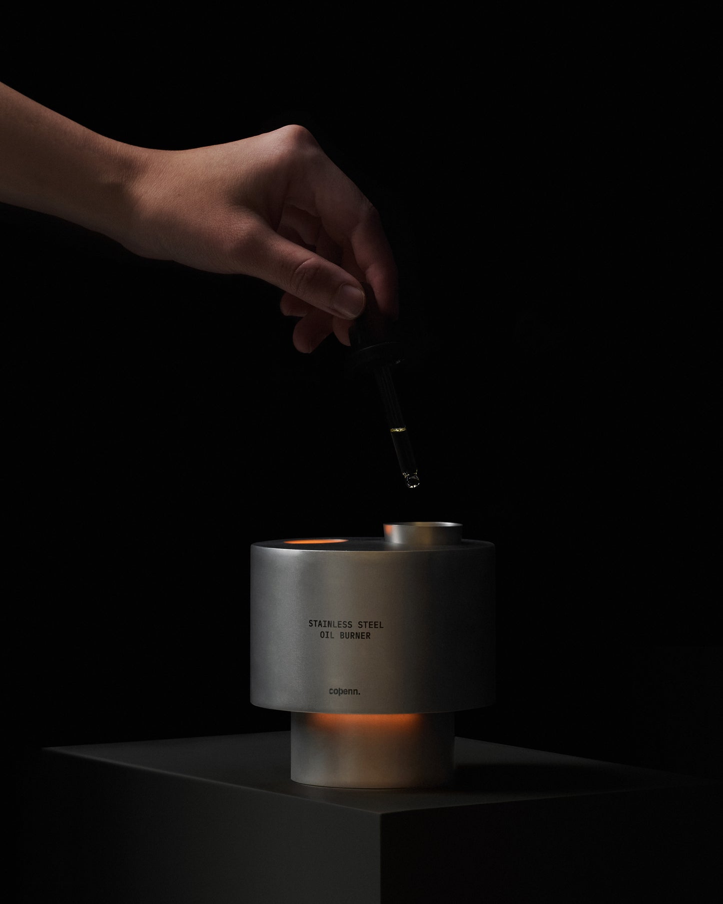 A PART OF MONOLITH - STAINLESS STEEL OIL BURNER