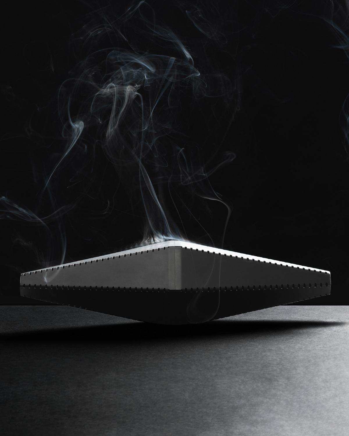 HORIZONTAL - STAINLESS STEEL INCENSE HOLDER