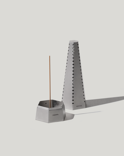 VERTICAL - STAINLESS STEEL INCENSE HOLDER