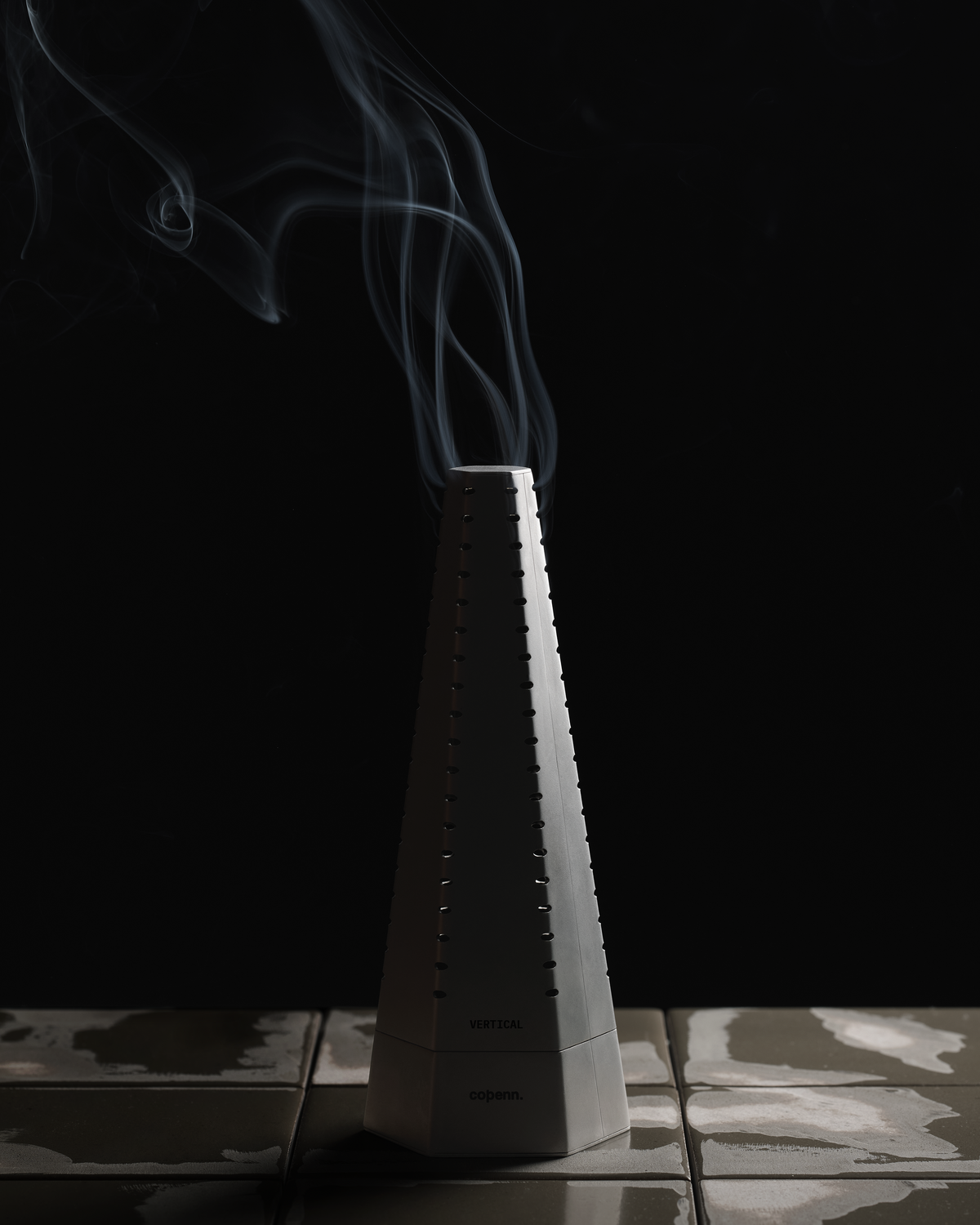 VERTICAL - STAINLESS STEEL INCENSE HOLDER